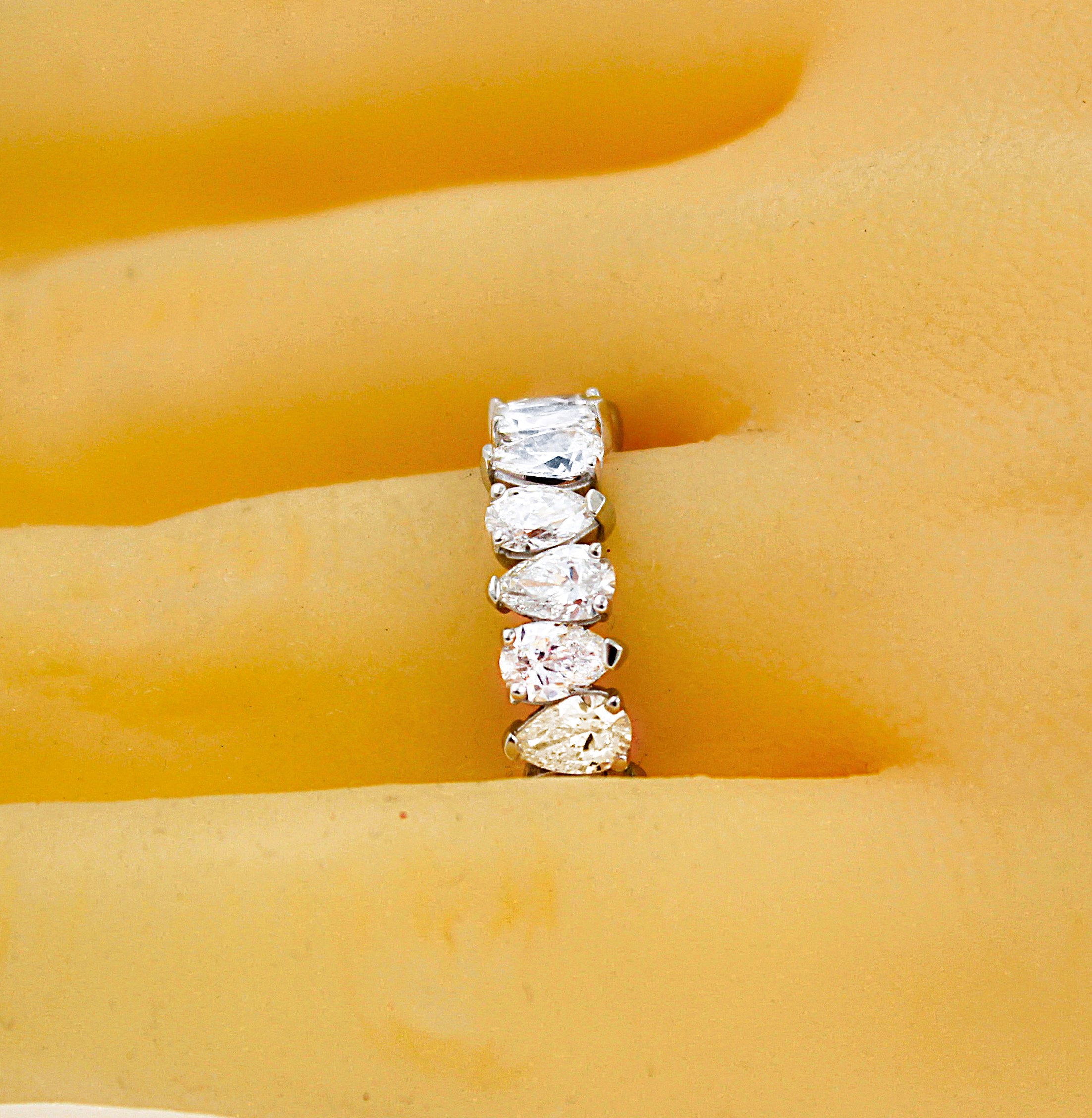 Pear Shape Eternity Band